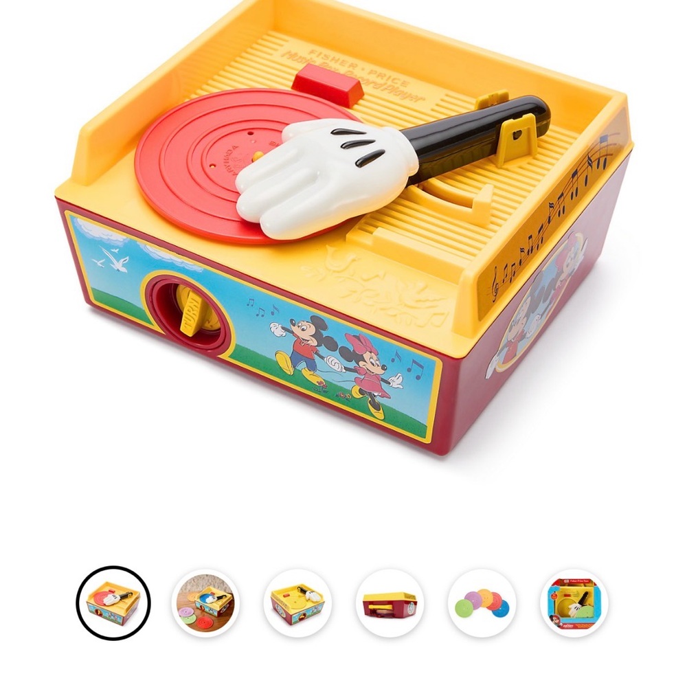 Disney Mickey Mouse Music Player Toy - Red and Yellow